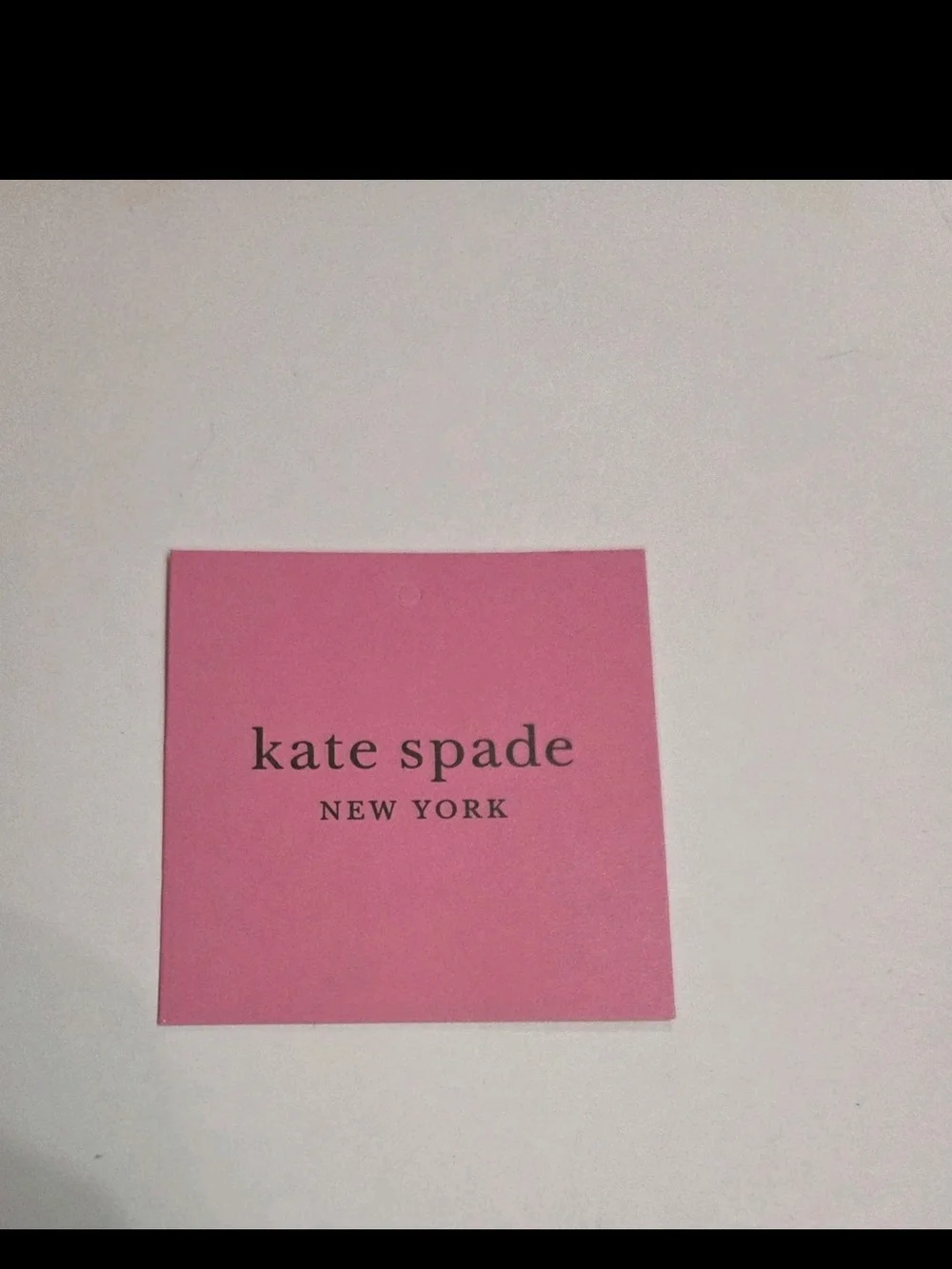 Kate Spade Card Holder Black Pearl-Studded NWT